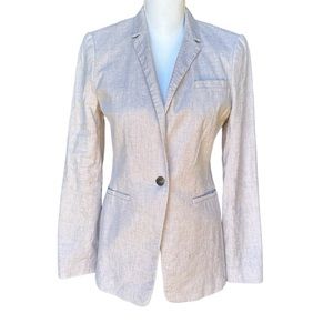 Banana Republic Long and Lean Linen Blend Blazer
